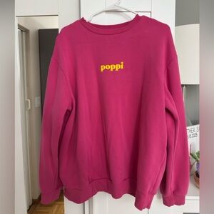 Women's Pink Poppi Crewneck